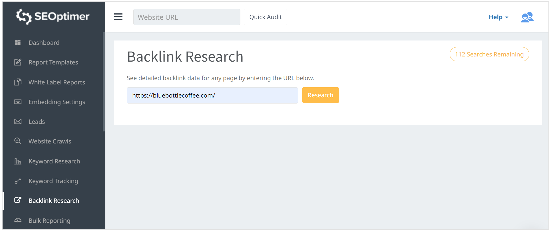Backlink-Recherche