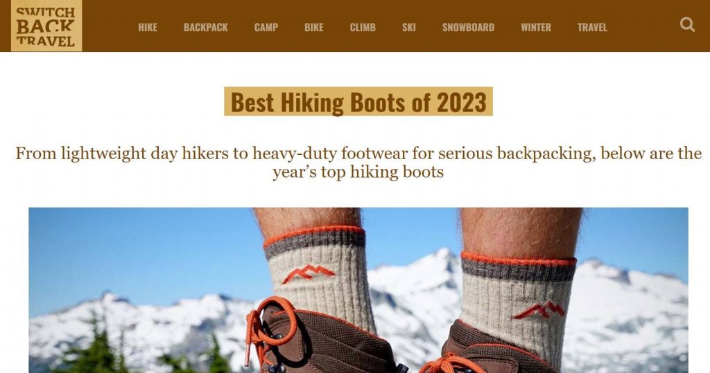 ベストハイキングブーツブログ